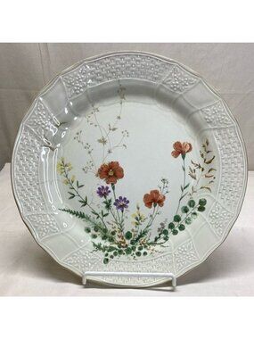 Mikasa Fine Ivory MARGAUX D1006 Round Serving Chop Plate Platter 12 5/8”